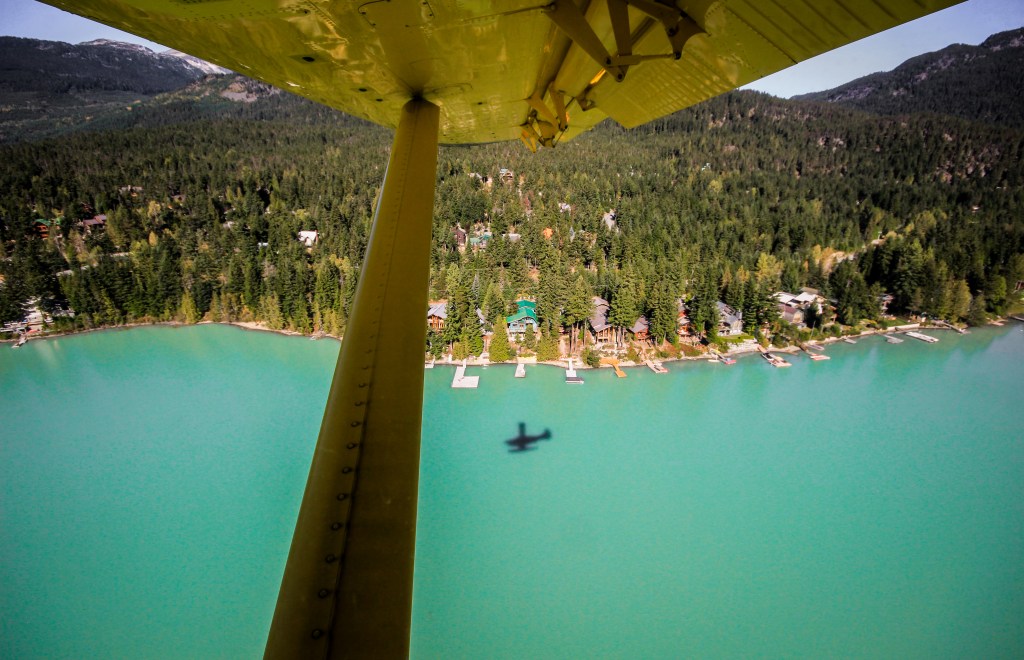 Flying above Whistler with Harbour&nbsp;Air