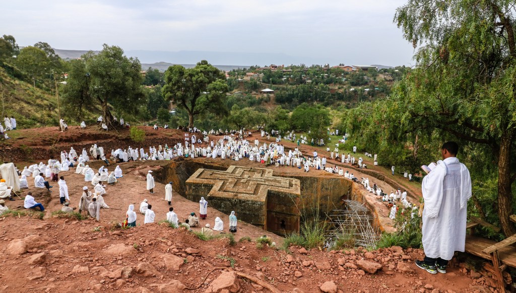 Get lost in the rock-hewn churches of Lalibela